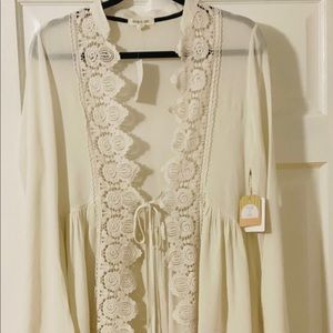 Taylor & Sage Spliced Kimono/Cardi